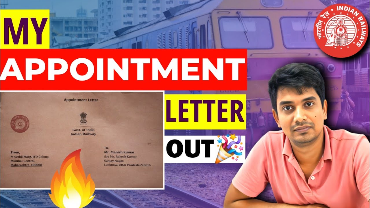 RRB JE Appointment Letter aa gya 🎉 | Posting, Joining Date & Next Process Explained