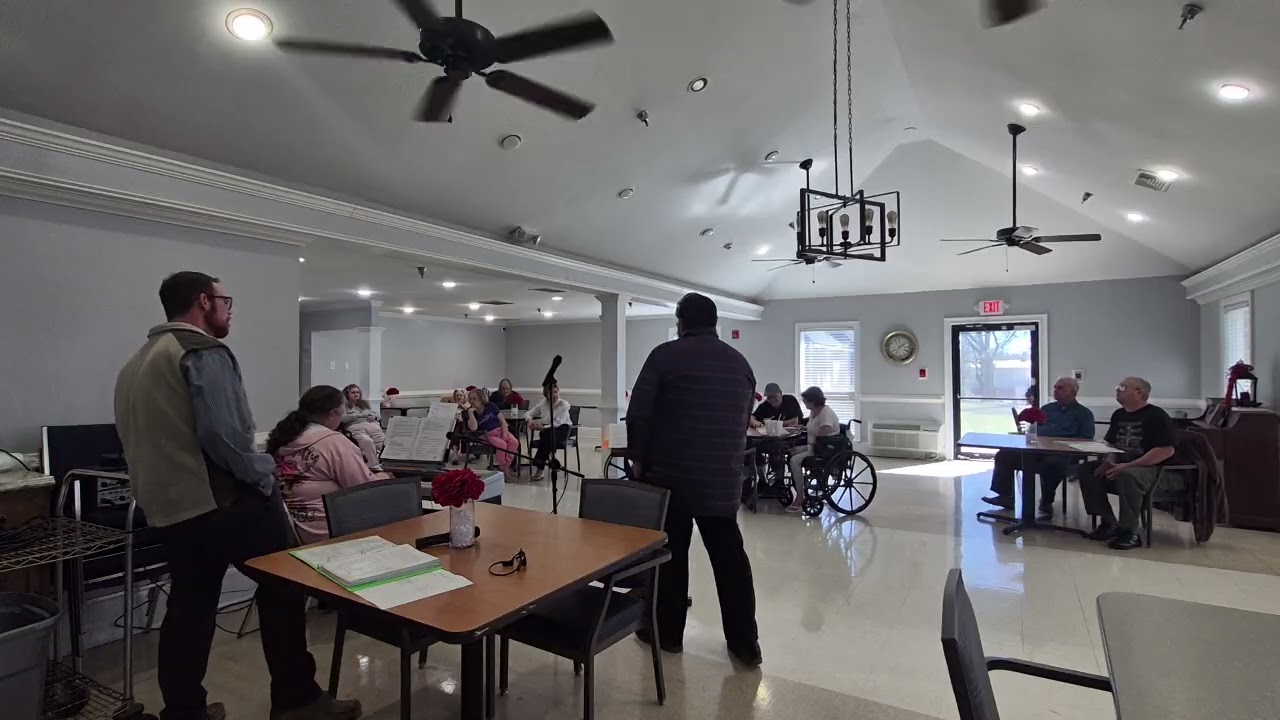 Riverside Nursing Home monthly singing 2/22/26