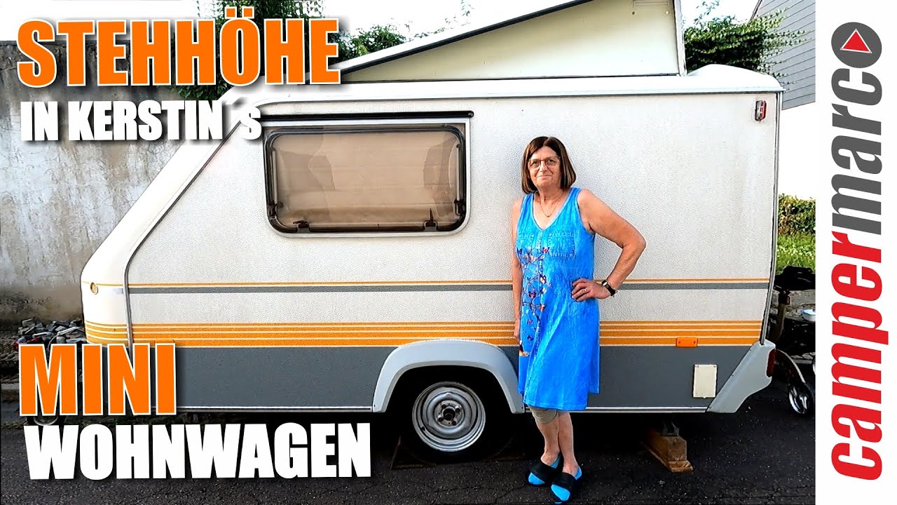 Süßer Mini-Wohnwagen mit Aufstelldach | Hymer Eriba Eribelle 340 | zu verkaufen