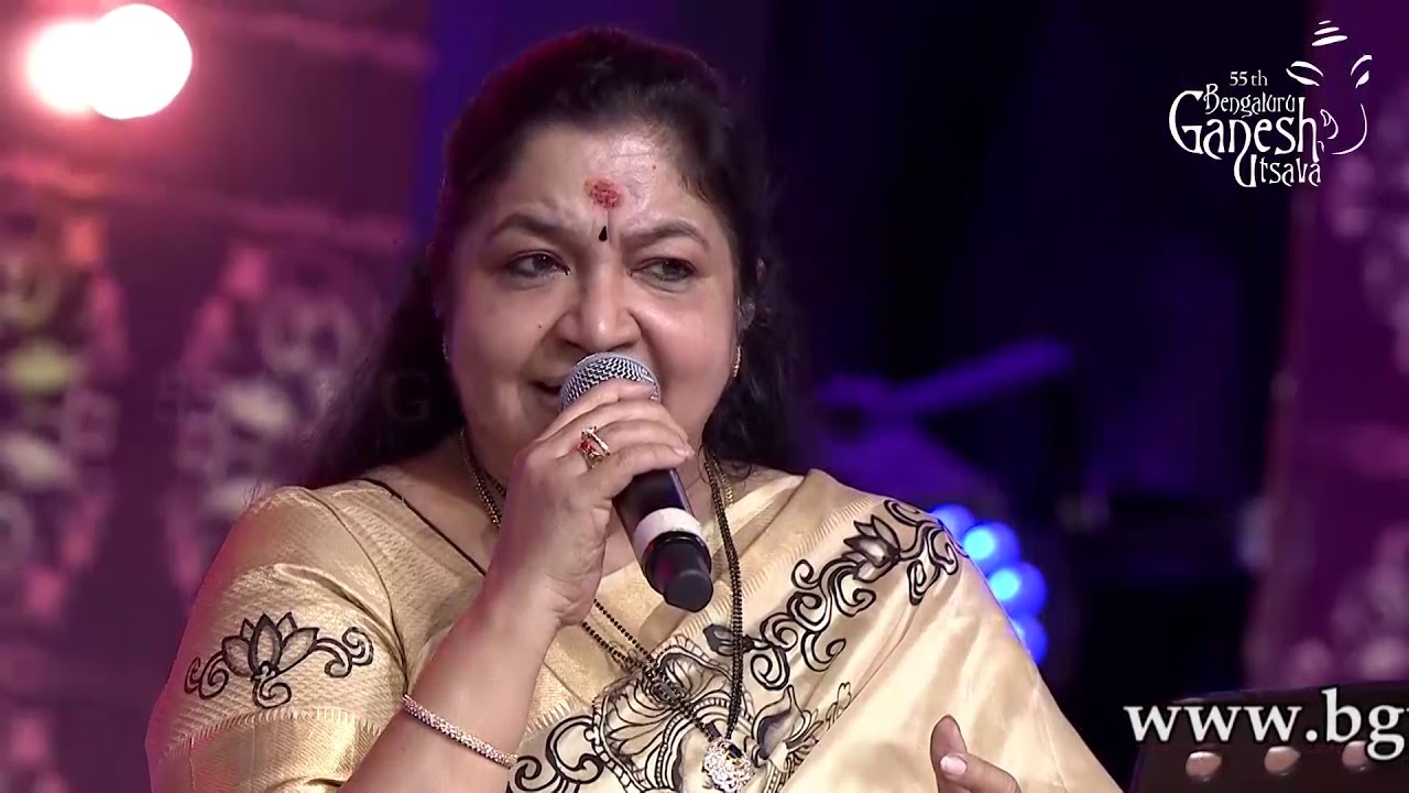 NAGUVA NAYANA | Pallavi Anupallavi | K S Chitra-Rajesh Krishnan | 55th Bengaluru Ganesh Utsava 2017