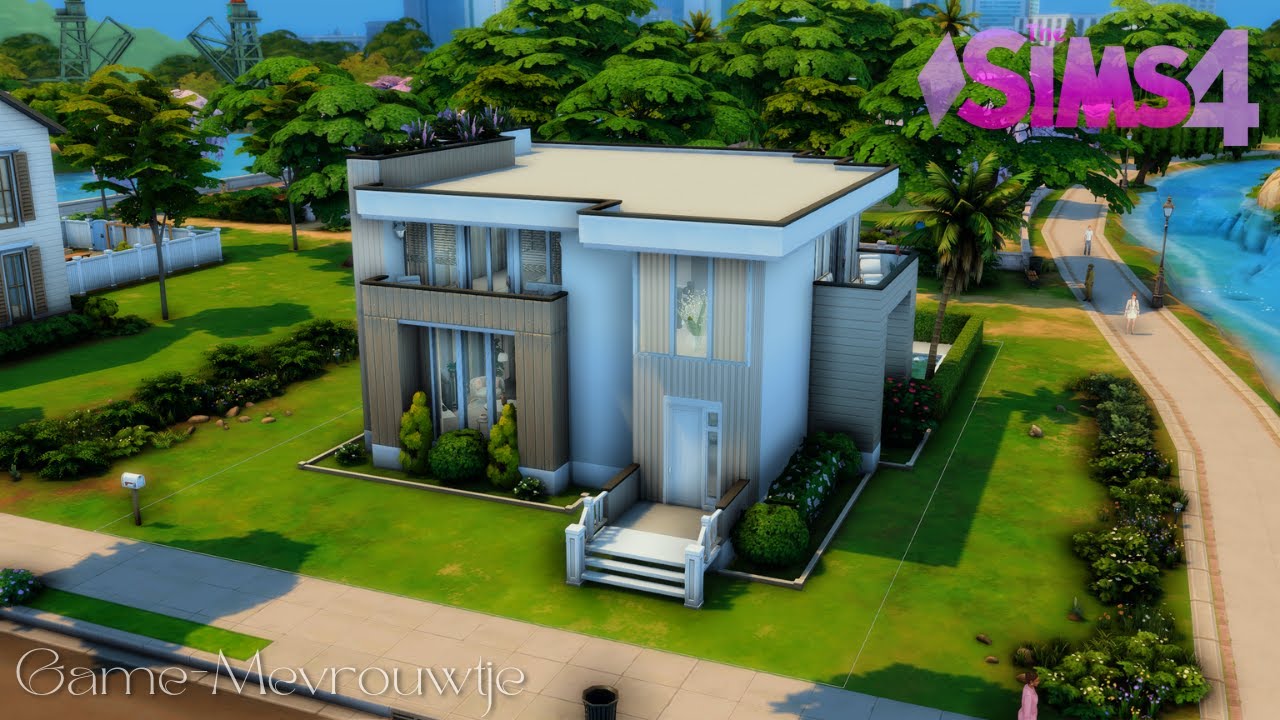 Minimalistisch Droomhuis / CC Build sims 4