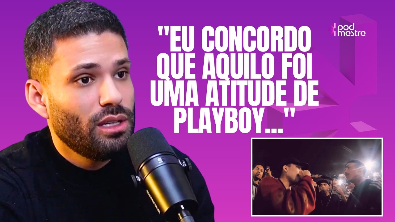 “Sua cota é rimar no trem” KRAWK fala de POLÊMICA com GUINHO
