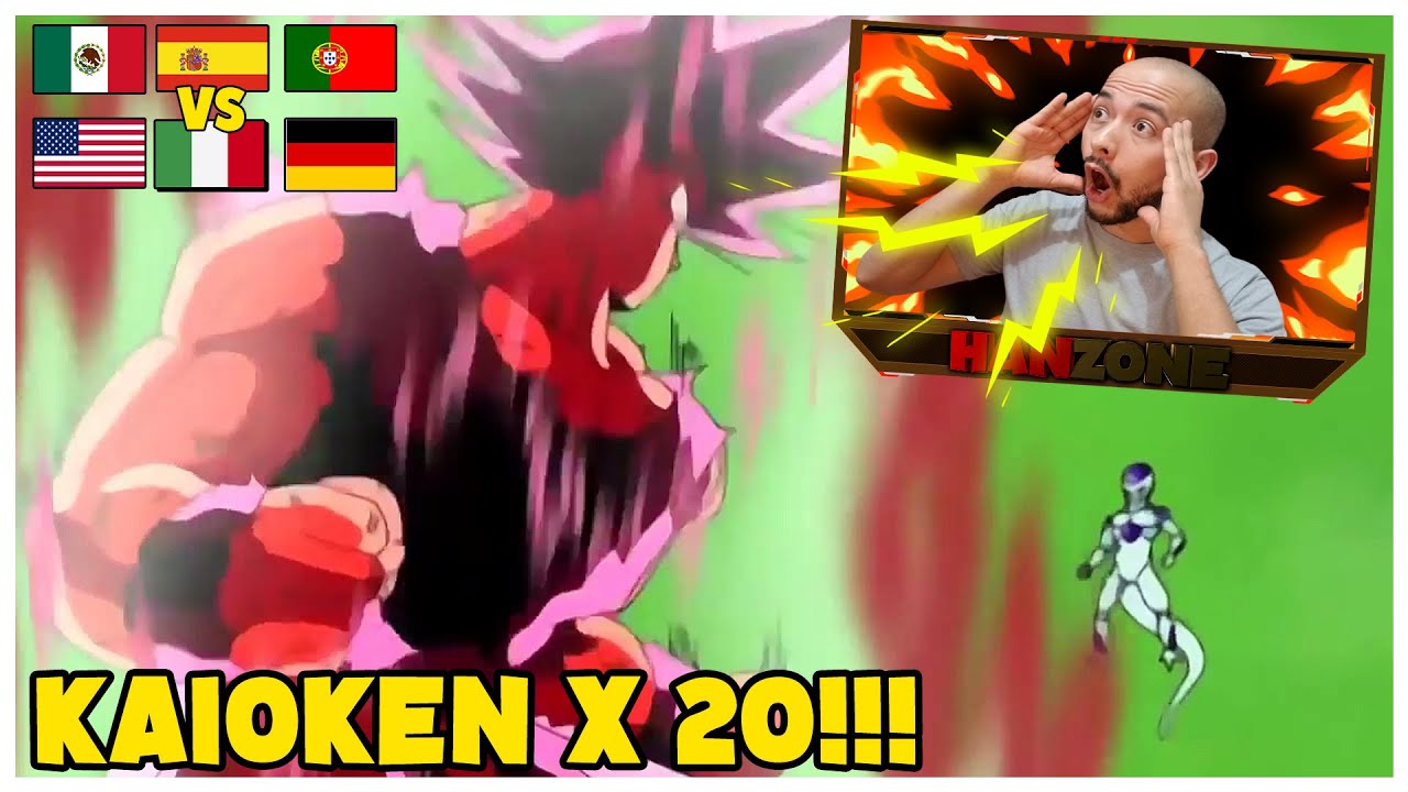 KAMEHAMEHA KAIOKEN X 20 🔥| GOKU VS FREEZER || 6 Doblajes 1 Momento &Eacute;pico 🤩