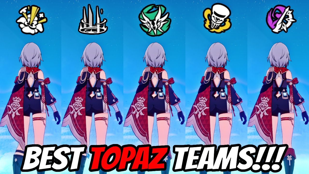 5 Variations of Best Topaz Teams 🍑 | Honkai: Star Rail