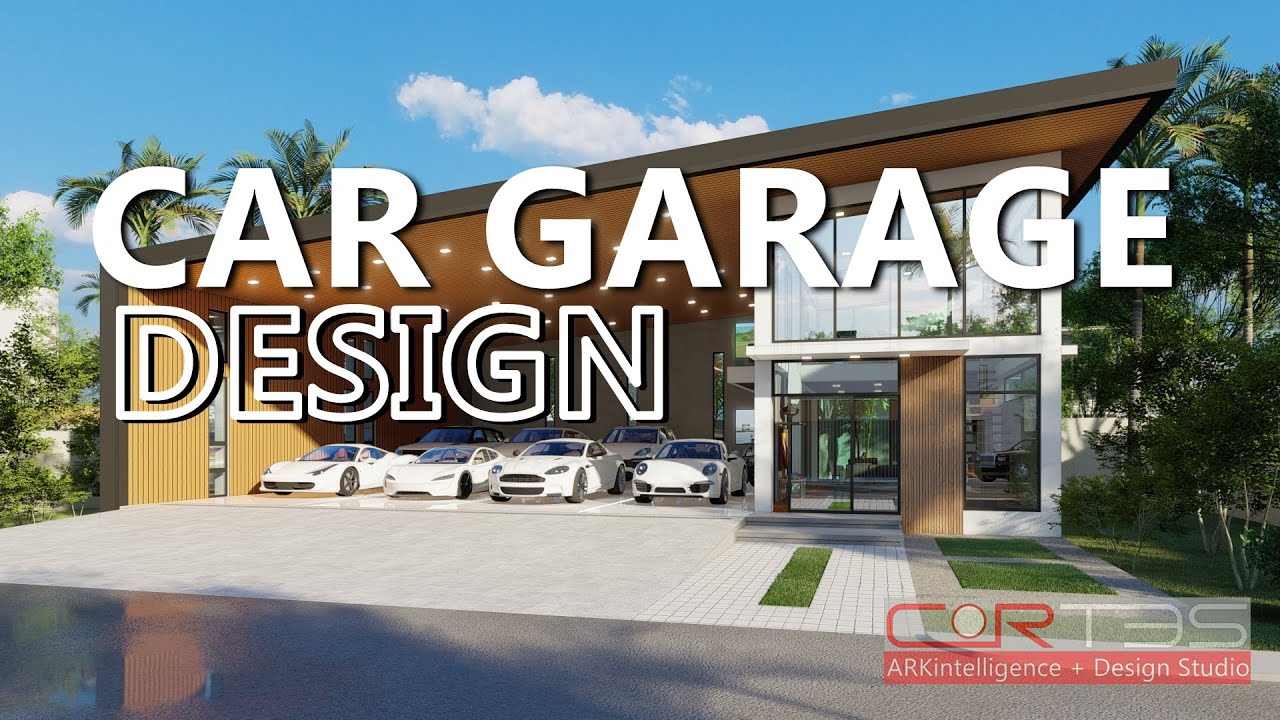 DREAM CAR GARAGE DESIGN | A CAR ENTHUSIAST'S OFFICE DESIGN | MAN CAVE DESIGN | CAR GUY GARAGE DESIGN