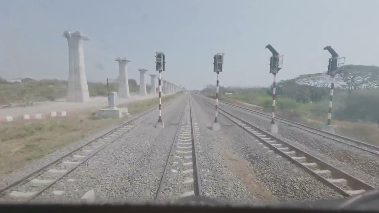 CABVIEW ออกสถานีปากช่อง ดูโครงการก่อสร้างรถไฟความเร็วสูง | ไฟล์ไม่ได้ปรับสี ไม่รู้เป็นยังไงบ้าง