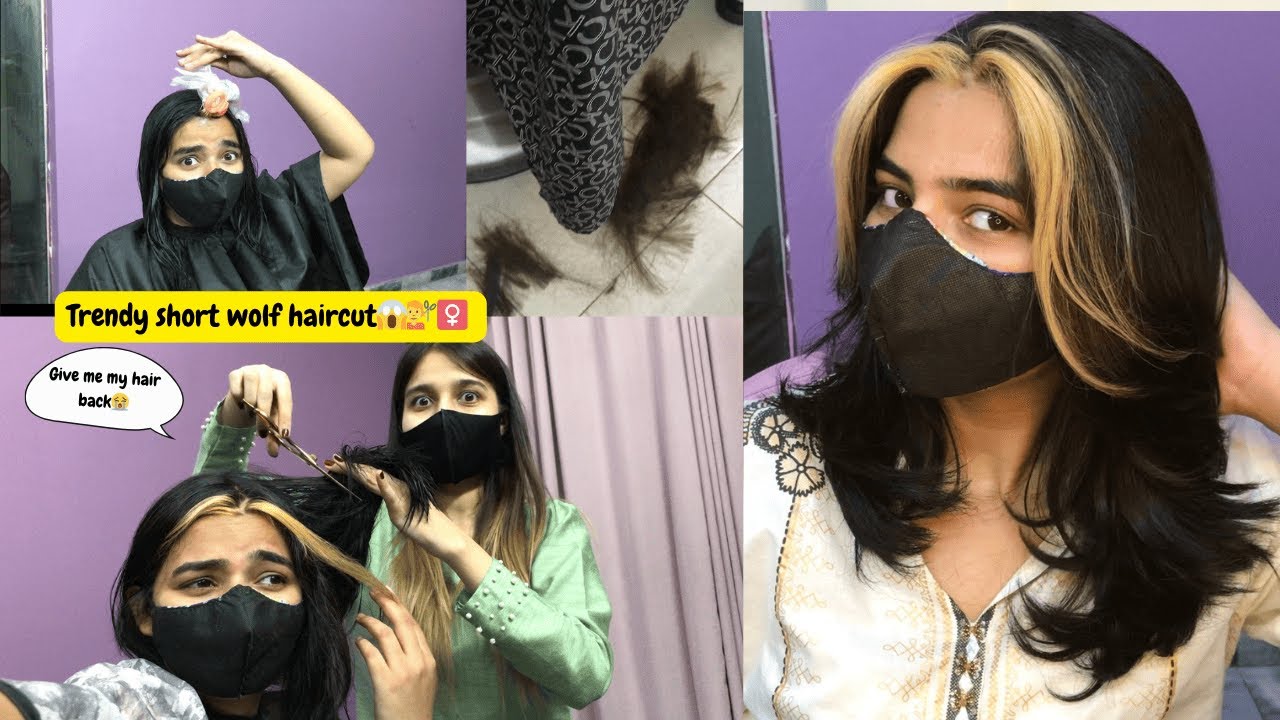 Cutting extreme long dead hair to short *she started crying*😱😍💇‍♀️ ||vlogs with Rida n Hoori