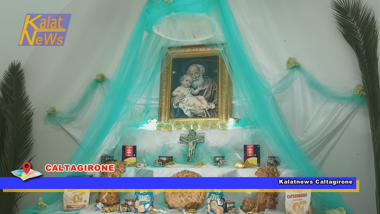 Caltagirone, allestito altare S. Giuseppe in via S. Giovanni Bosco nel rispetto della tradizione