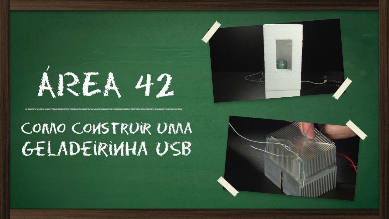Como construir uma geladeirinha USB [Área 42] - Tecmundo