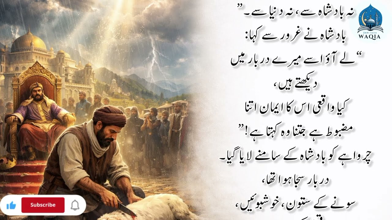 Iman Wala Charwaha | Jab Badshah Ne Imaan Ki Aazmaish Li