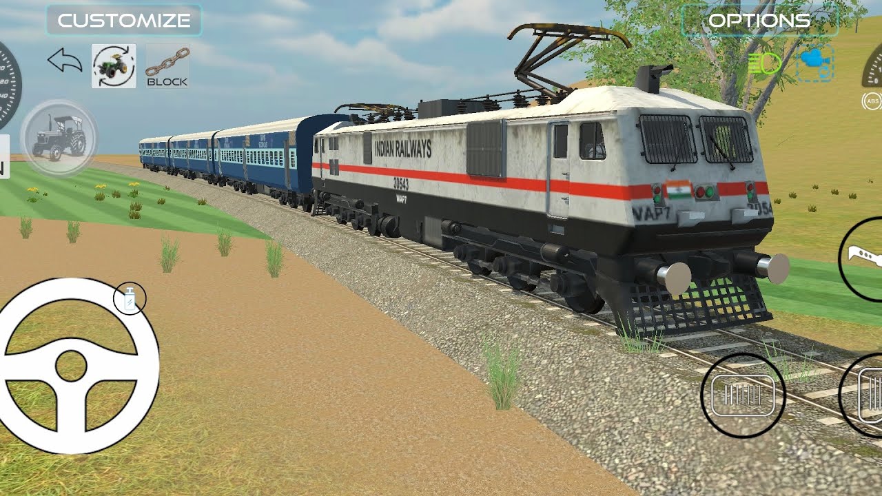 Indian Vehicles Simulator 3D Indian trains Gaming Videos train game Android gameplay 