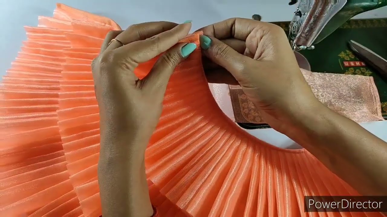 राधारानी का सुंदर सा तीन लेयर वाला लहंगा बनाना सीखें || Radha rani New design summer special lehnga