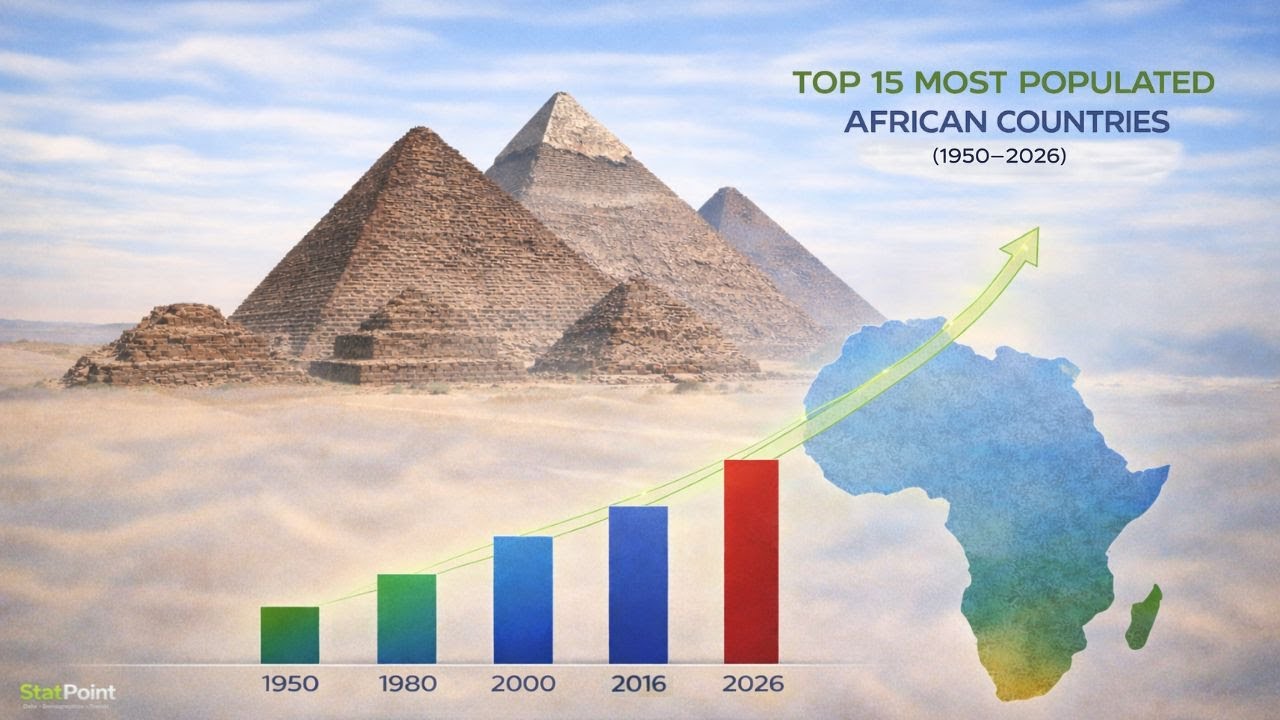Top 15 Most Populous African Countries (1950-2026) StatPoint