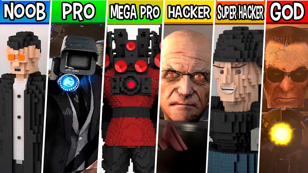 LEGO ALL Characters in Skibidi Toilet 69-71 (season 23) : Noob, Pro, HACKER! / (Skibidi Toilet)