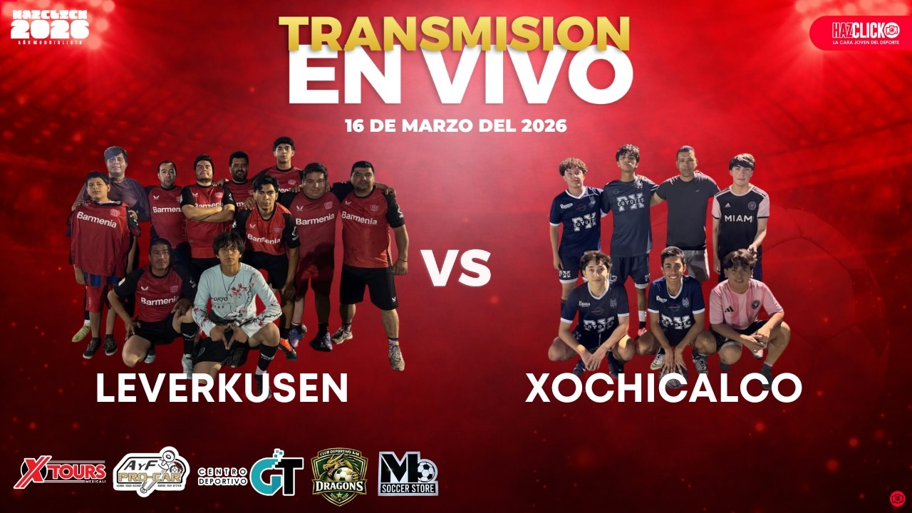 Torneo GT de los lunes: Leverkusen vs Xochicalco - Primer Tiempo