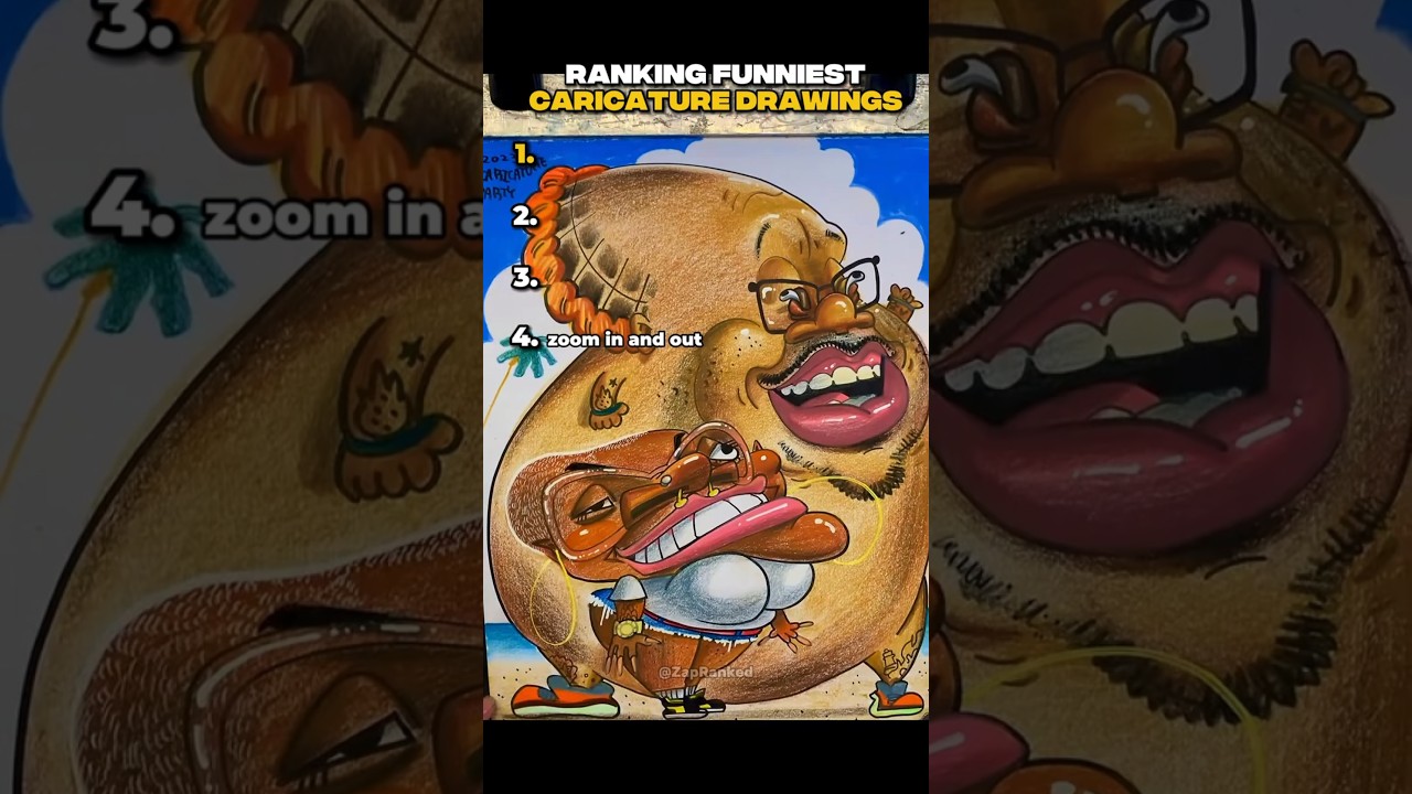 Ranking Funniest Caricature Drawings (Part 9)