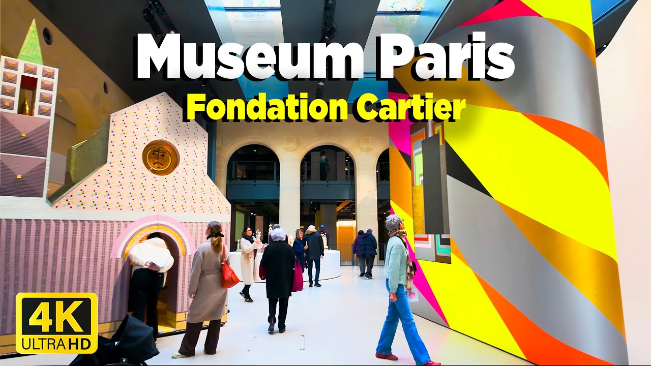 🇫🇷 21/11/2025 🍁 New Fondation Cartier Museum Walk 4K60fps HDR ☀️