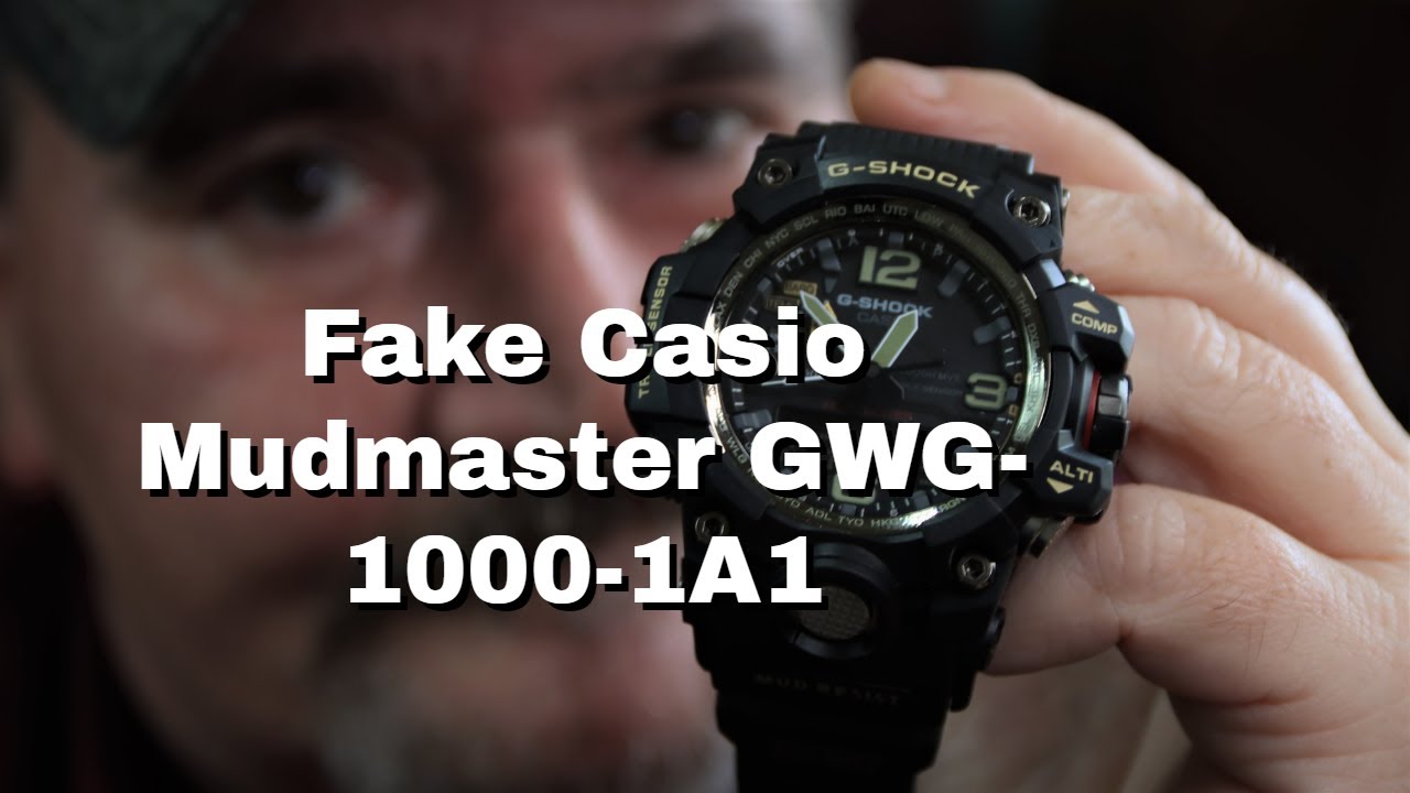 Fake Casio Mudmaster GWG 1000 1A1