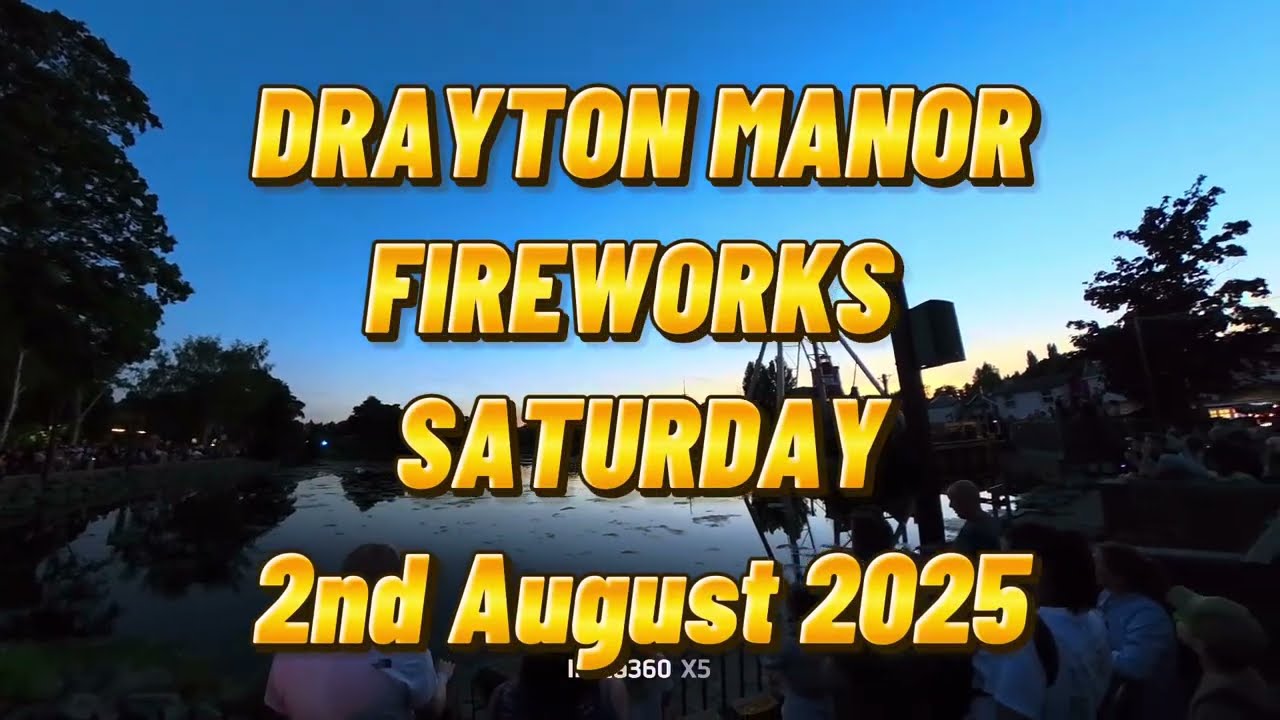 🎆 The Coyles Visit - Drayton Manor Fireworks 2025 | Saturday 2nd August | Theme Park Fun! 🎢🔥