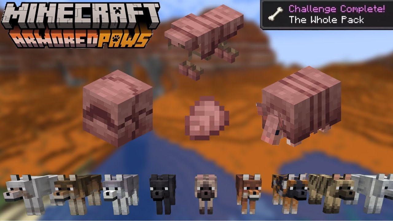 Minecraft - Armored Paws Drop: All The New Gameplay Features