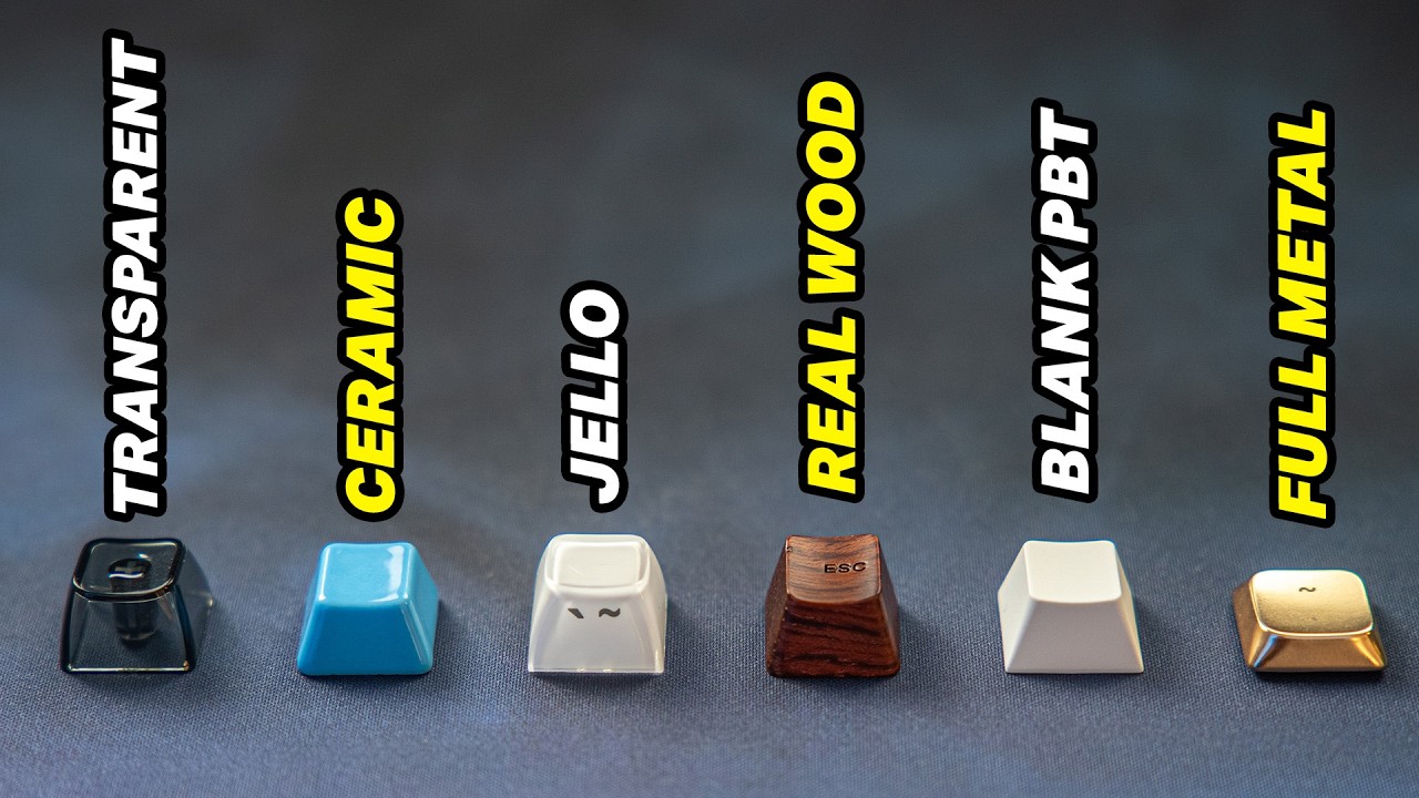 Trending keycap materials of 2026 🔥