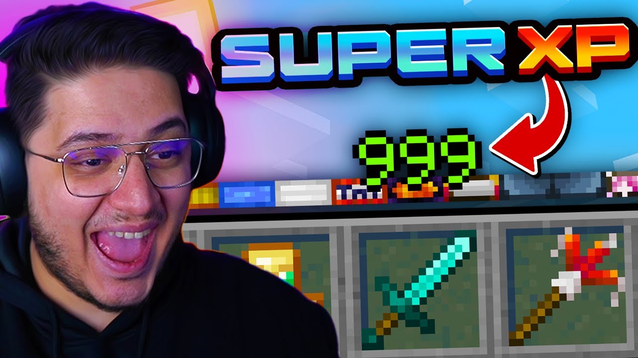 ماين كرافت بس عندي اكس بي خارق ! 🔥🔥 | Custom XP