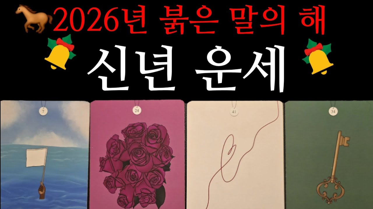 [타로/연애운] 💥🐎2026년 신년 종합 운세🐎💥[총운/연애운/금전/대인관계/취업합격등]