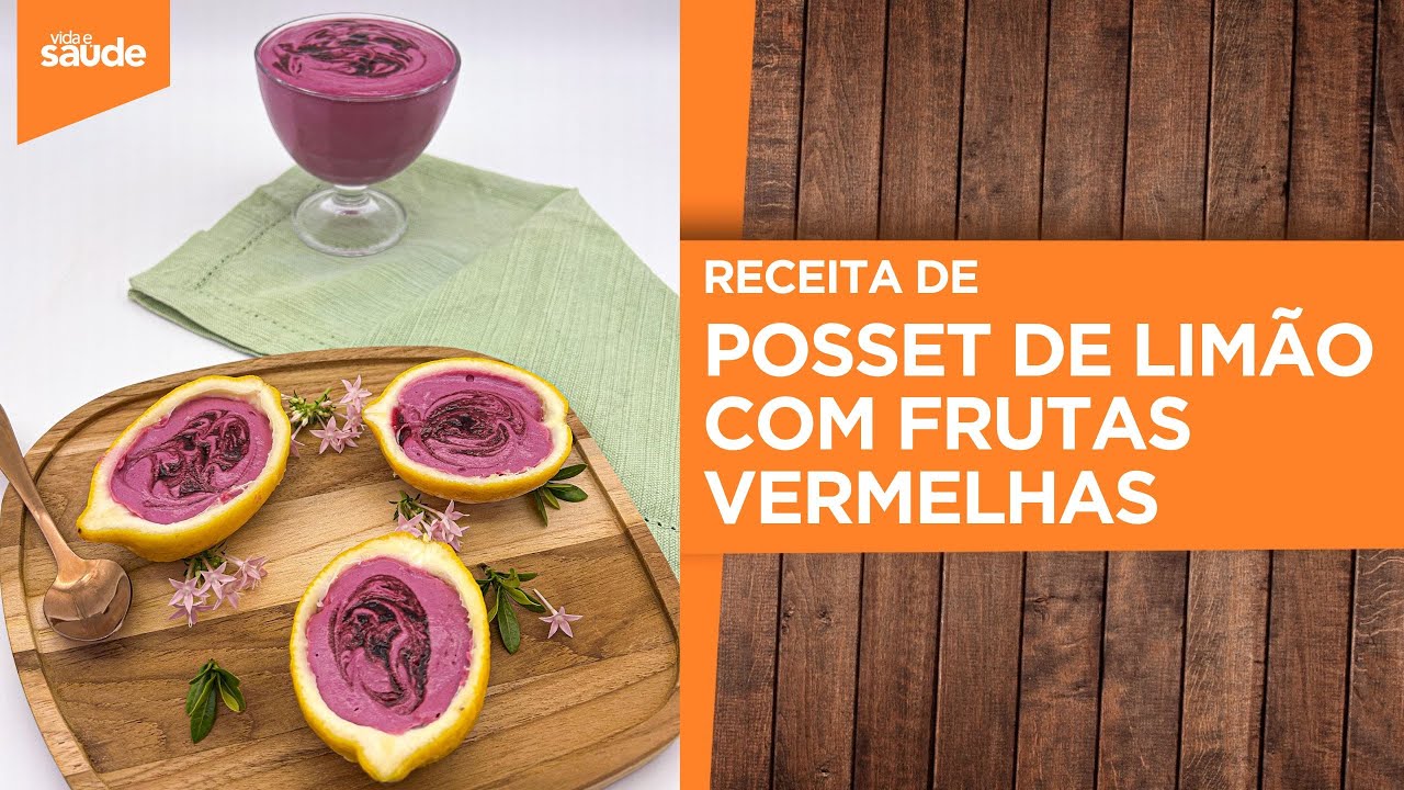 Receita: Posset de limão com frutas vermelhas (20/03/25)
