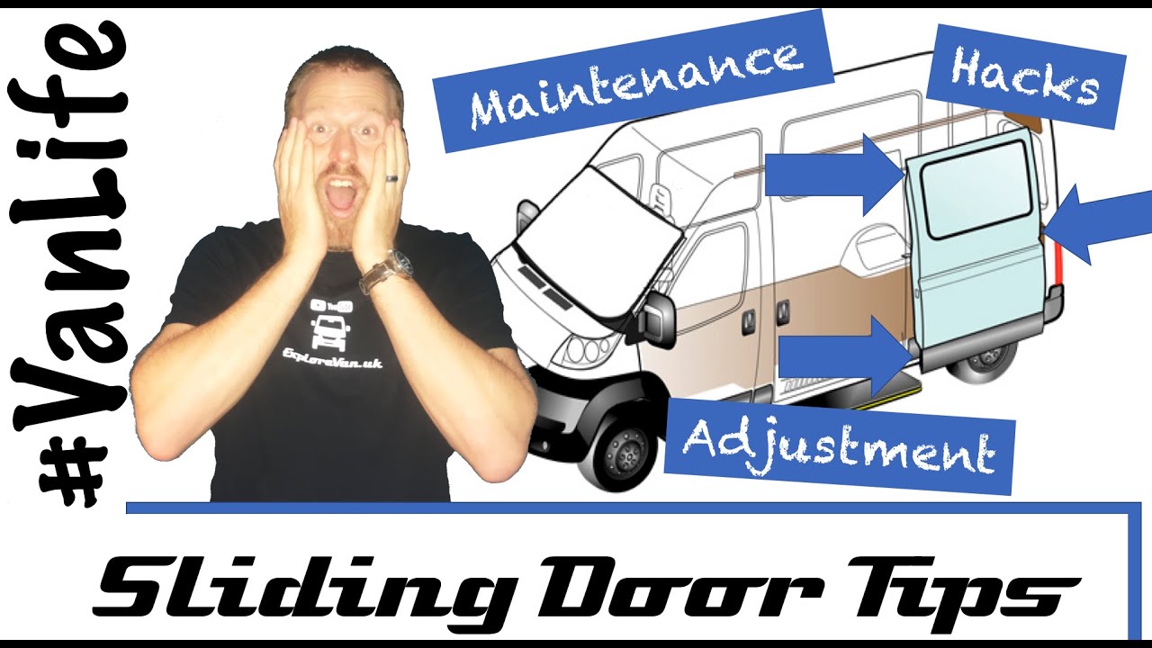 Техническое обслуживание раздвижной боковой двери фургона, советы по регулировке и хитрости. Кемп...