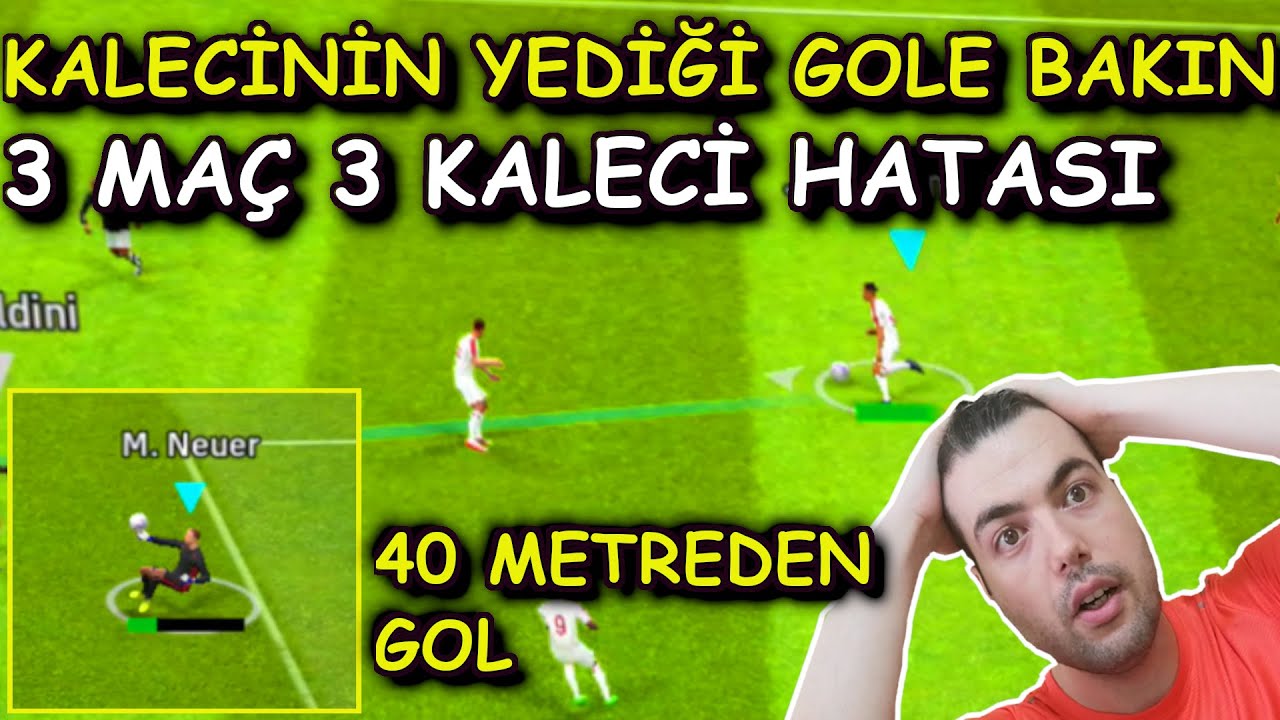 KALECİLERİN YEDİĞİ GOLLERE BAKIN ! 3 MAÇ 3 KALECİ HATASI ( eFootball 2023 Mobile Gameplay )