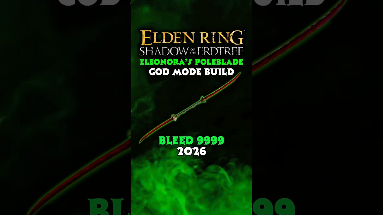 This Bleed Build Feels Like CHEAT MODE 😳 Elden Ring Eleonora's Poleblade Build