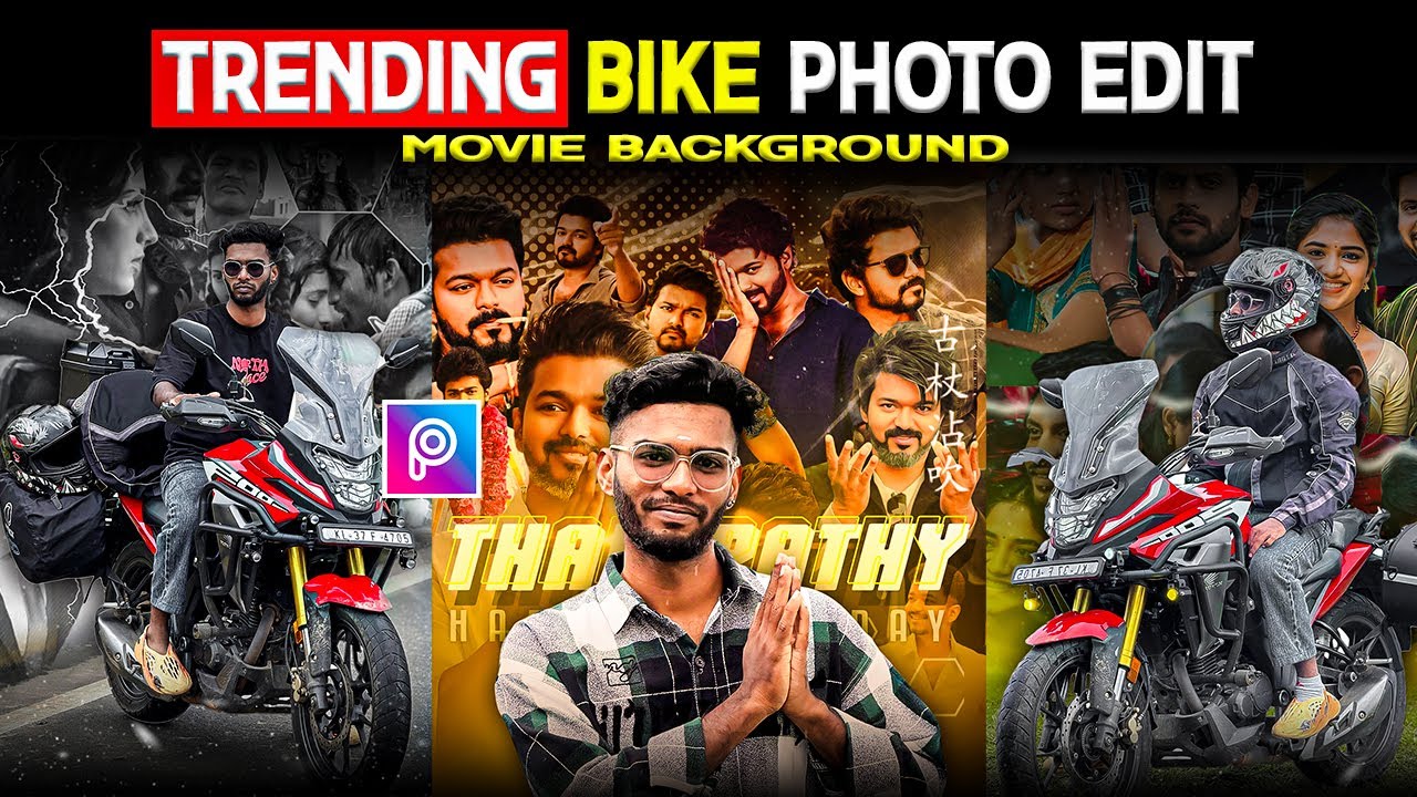 Trending Movie Bike background Photo editing 😍 3 movie background photo editing Tamil