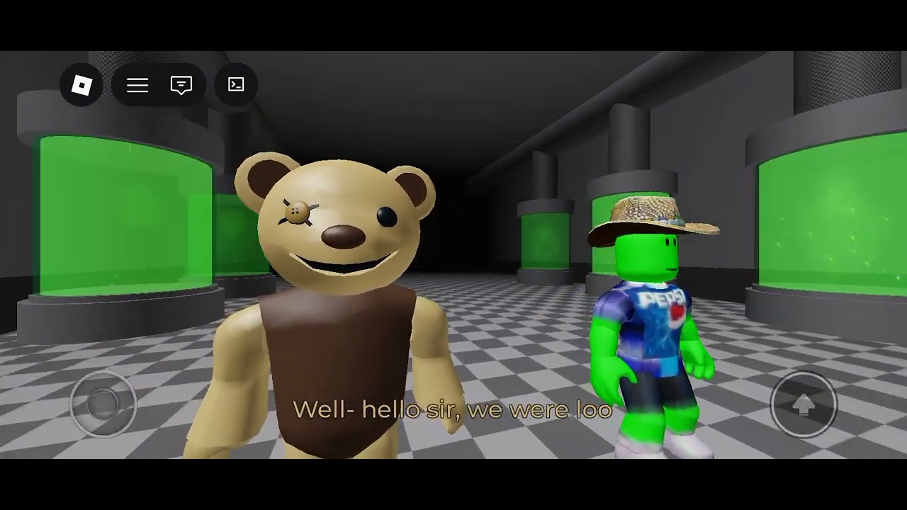 Teddy and I meet Smily for the first time - Roblox Puppet