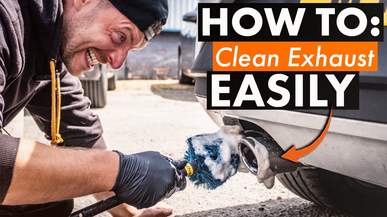 How To Make Your Exhaust Tips Go From FILTHY To BRAND NEW! - Step By Step