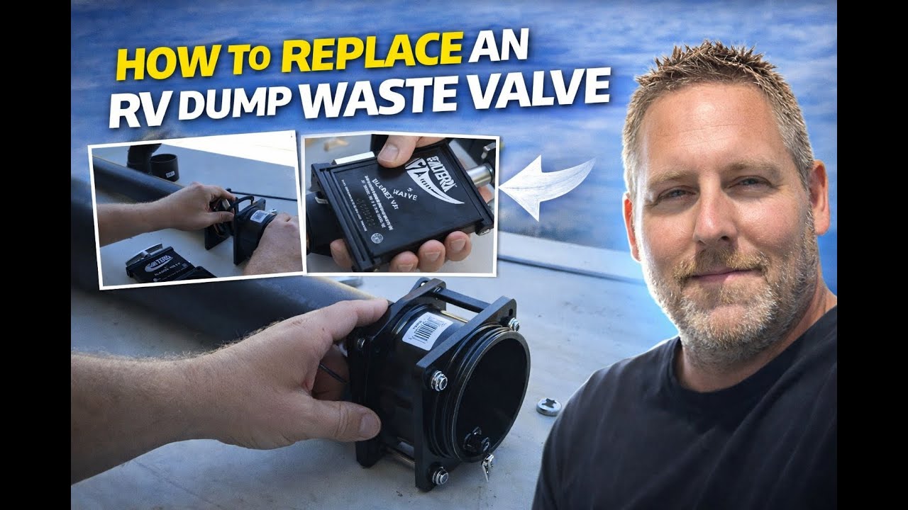 How To Replace An Rv Dump Waste Valve