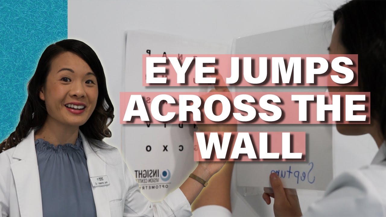 Vision Therapy Exercise: Eye Jumps Across The Wall