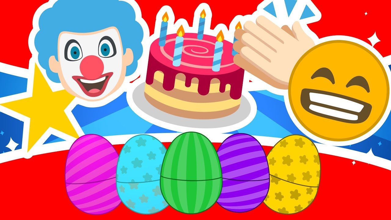 5 Huevos de Pascua Sorpresa con Emojis #2 | Aprender Los Colores | Juegos para NIños | Plim Plim