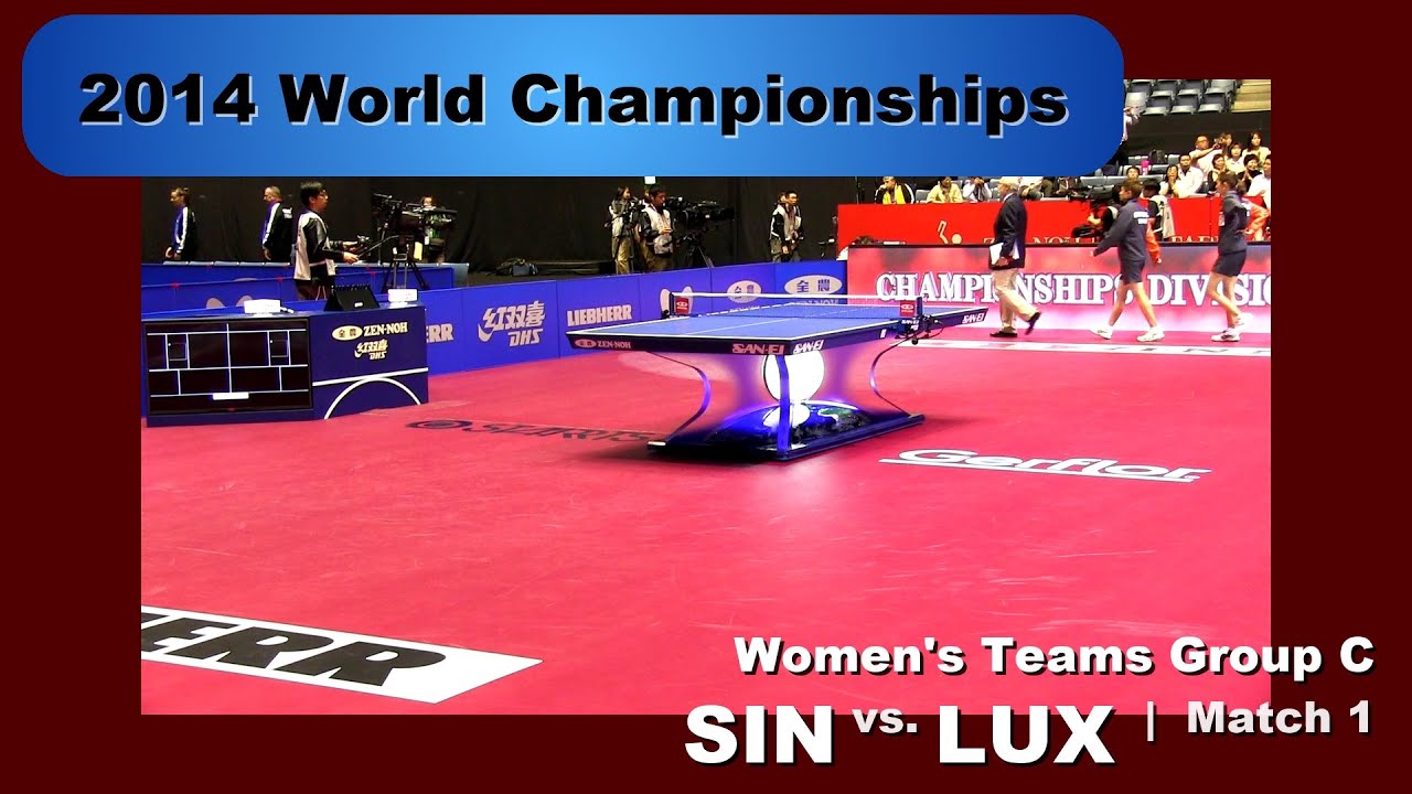 2014 WTTC Women's Team - Group C: SIN - LUX Match 1: Feng Tianwei v Sarah De Nutte