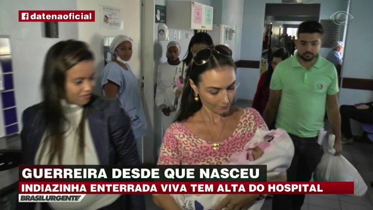 MT: Bebê índia que foi enterrada viva recebe alta