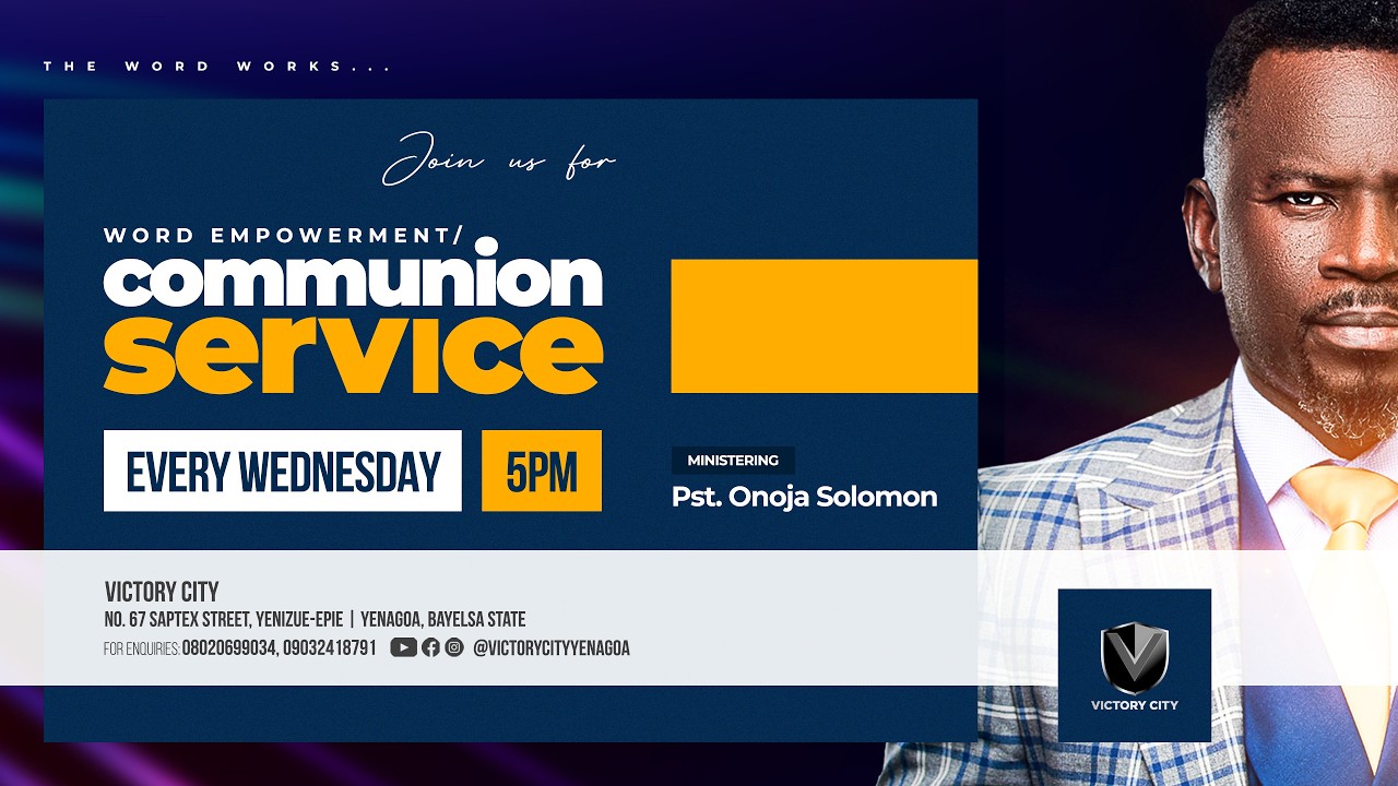 WEDNESDAY 18/02/2026 | WORD EMPOWERMENT/ COMMUNION  CELEBRATION SERVICE