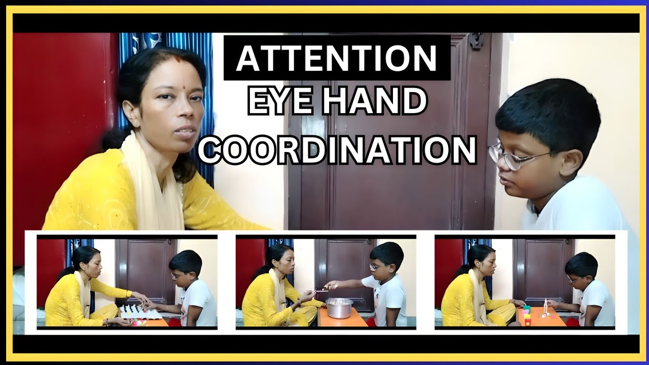 Attention Eye Hand Coordination Activities For Autism At Home | Rina Atharba