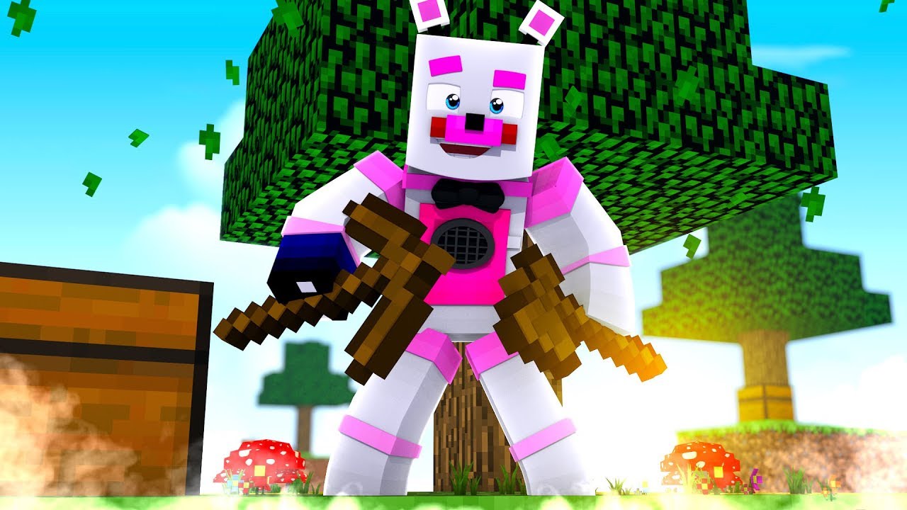 Funtime Freddy Skyblock Adventure! Minecraft FNAF Roleplay