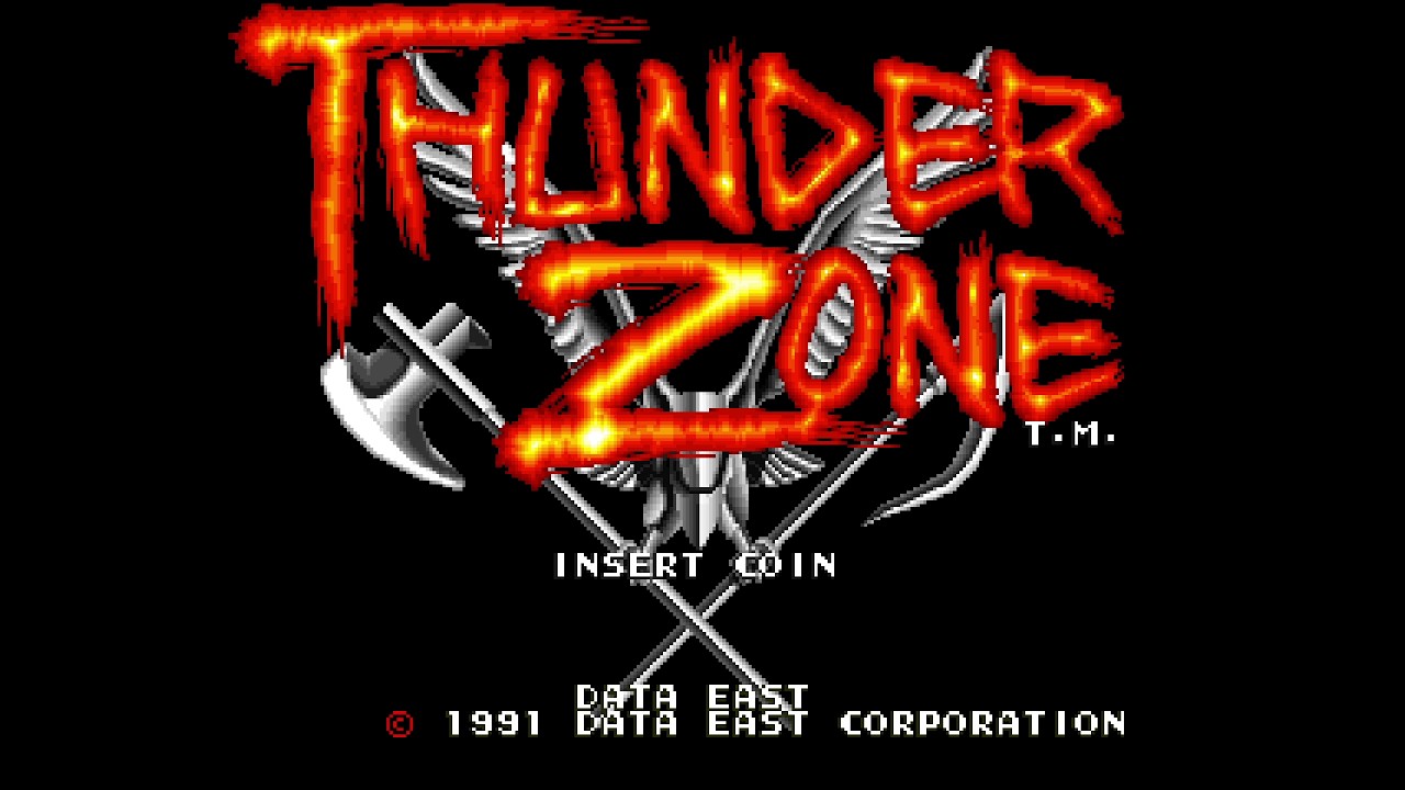 Thunder Zone. [Arcade - Data East Corporation]. (1991). Fulll Play.