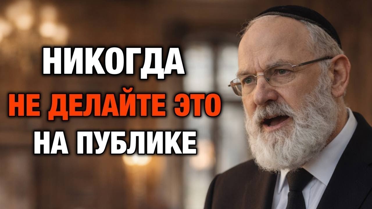 9 Вещей, Которые Умный Человек НИКОГДА Не Делает на Публике | Еврейская Мудрость