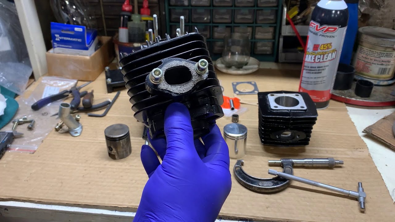 Changing a one piece cylinder & checking the bore on a new cylinder