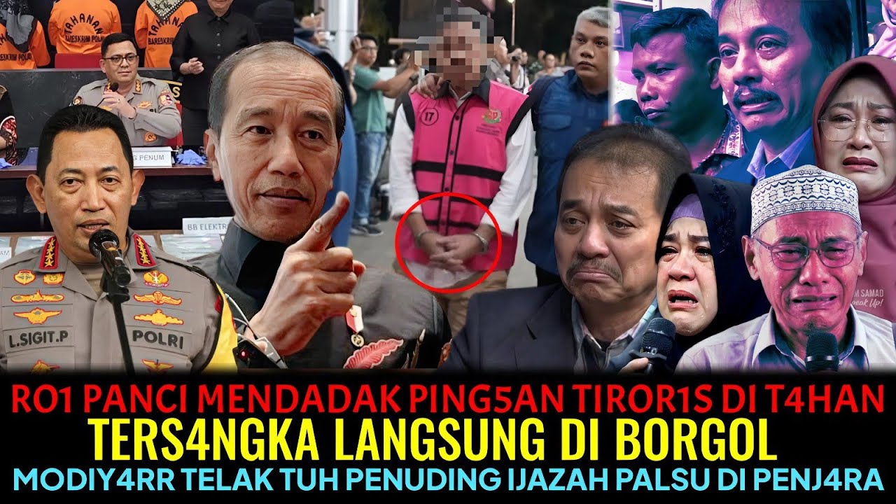 RO1 PNCI MENDADAK PING5AN TIROR1S DI T4HAN TERS4NGKA LANGSUNG DI BORGOL PENUDING IJAZAH PALSU DI BU1