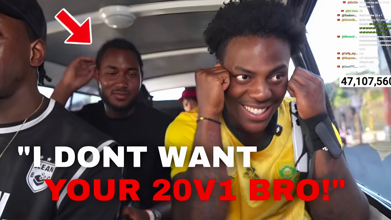 IShowSpeed Humbles South African Creators | King Oumar, Bruce, EB The Kid, Siv…