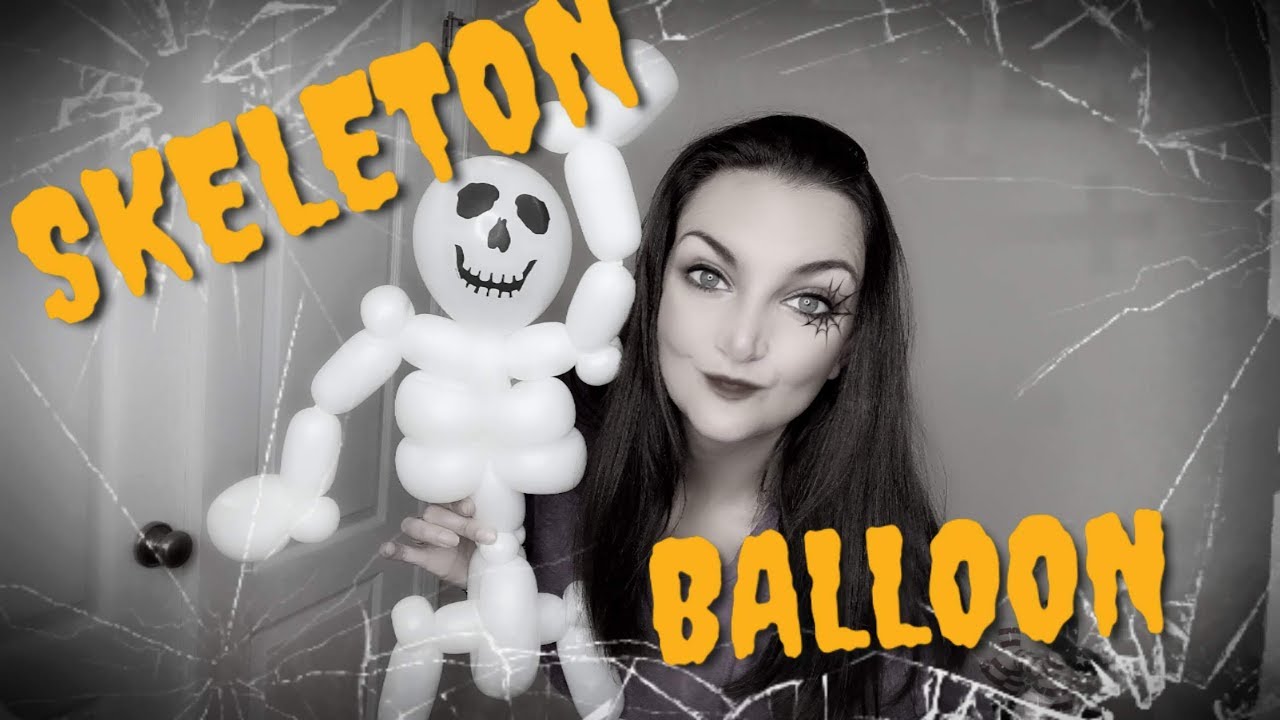 SKELETON Balloon Animal Tutorial - Learn Balloon Animals with Holly!