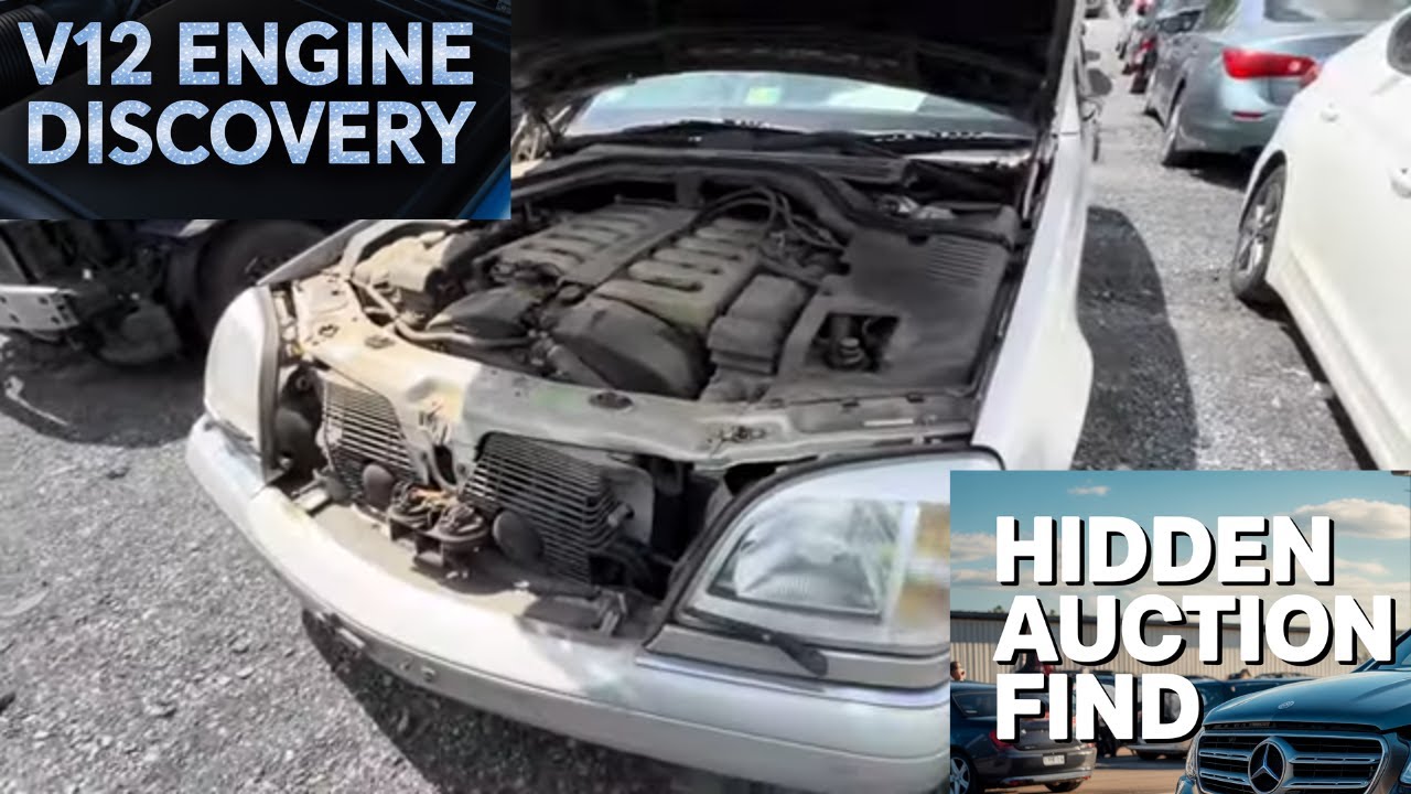Crazy CHEAP Mercedes S Class 6.0 L V-12 At Copart!  Will It Run?