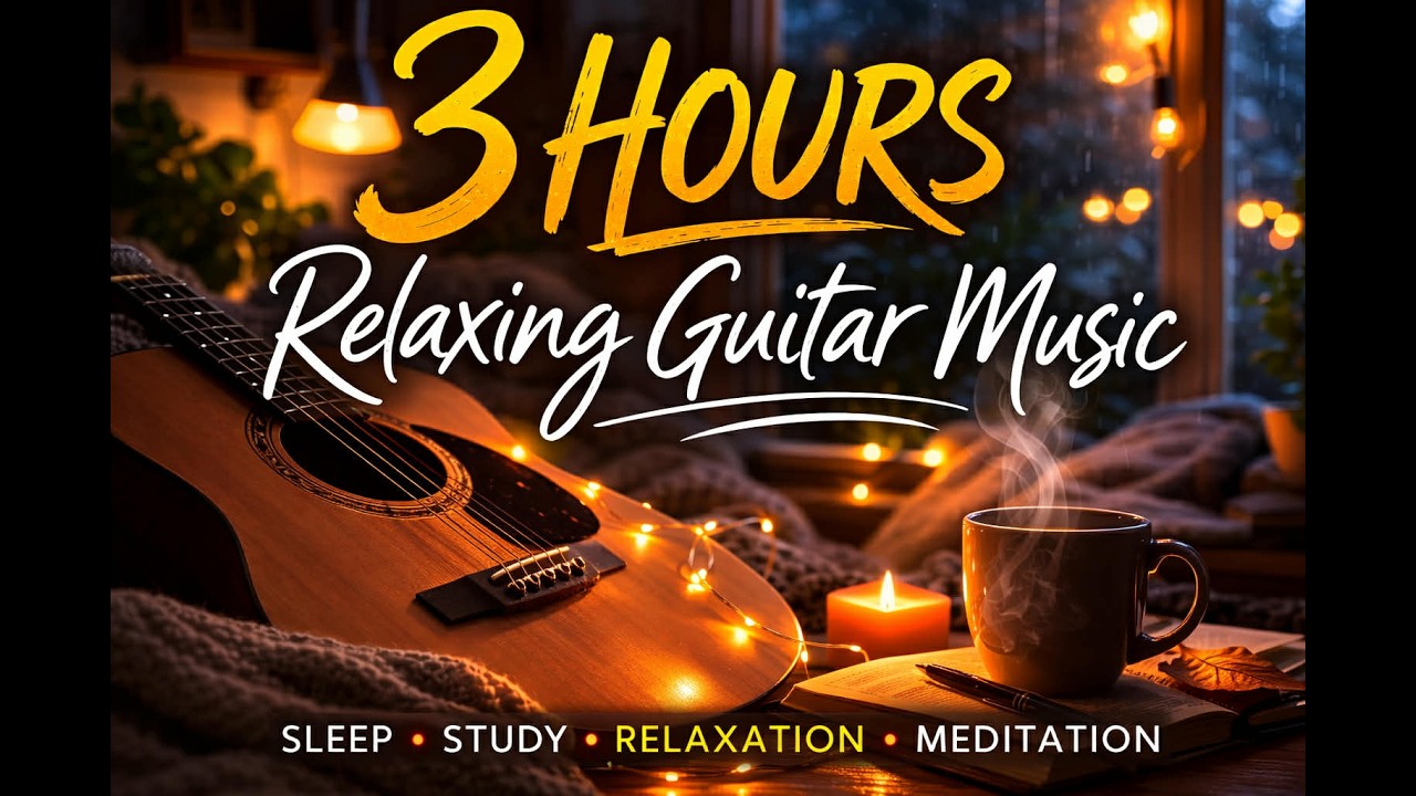 Peaceful Acoustic Guitar Music – 1 Hour Relaxing Instrumental for Study, Work, Driving & Meditation